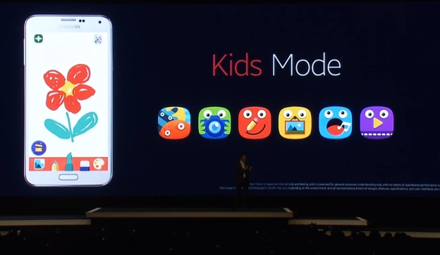 Samsung Galaxy S5 Kids Mode